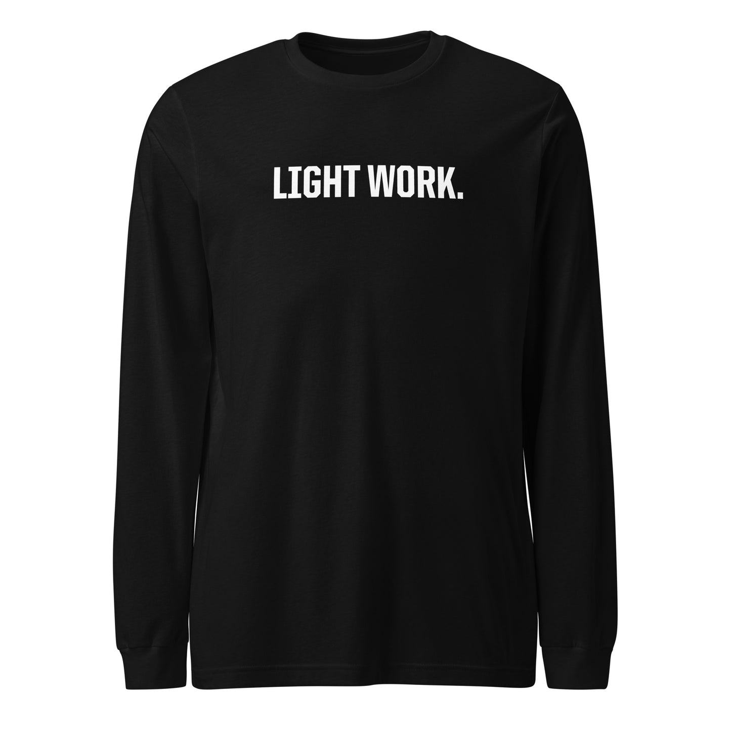 LW WHITE LOGO UNISEX LONG SLEEVE