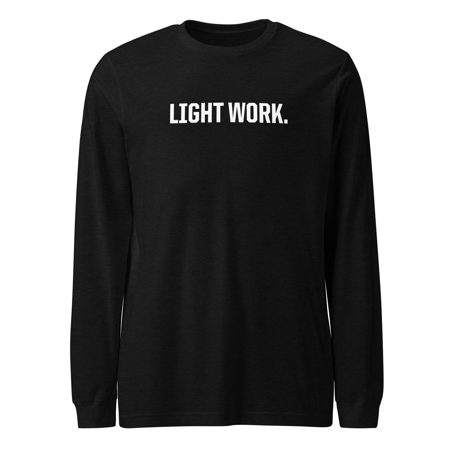 LW WHITE LOGO UNISEX LONG SLEEVE