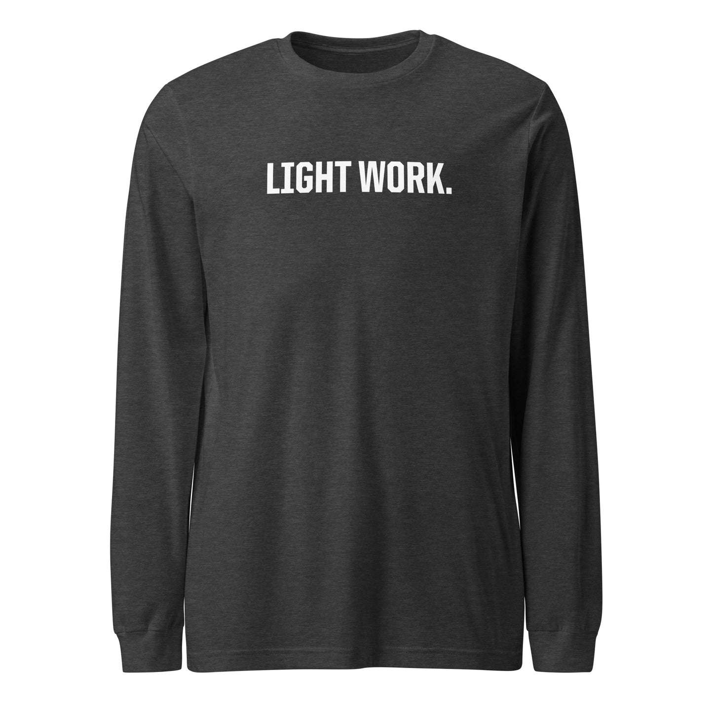 LW WHITE LOGO UNISEX LONG SLEEVE