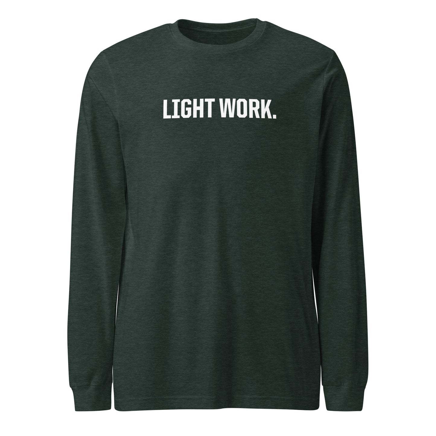 LW WHITE LOGO UNISEX LONG SLEEVE