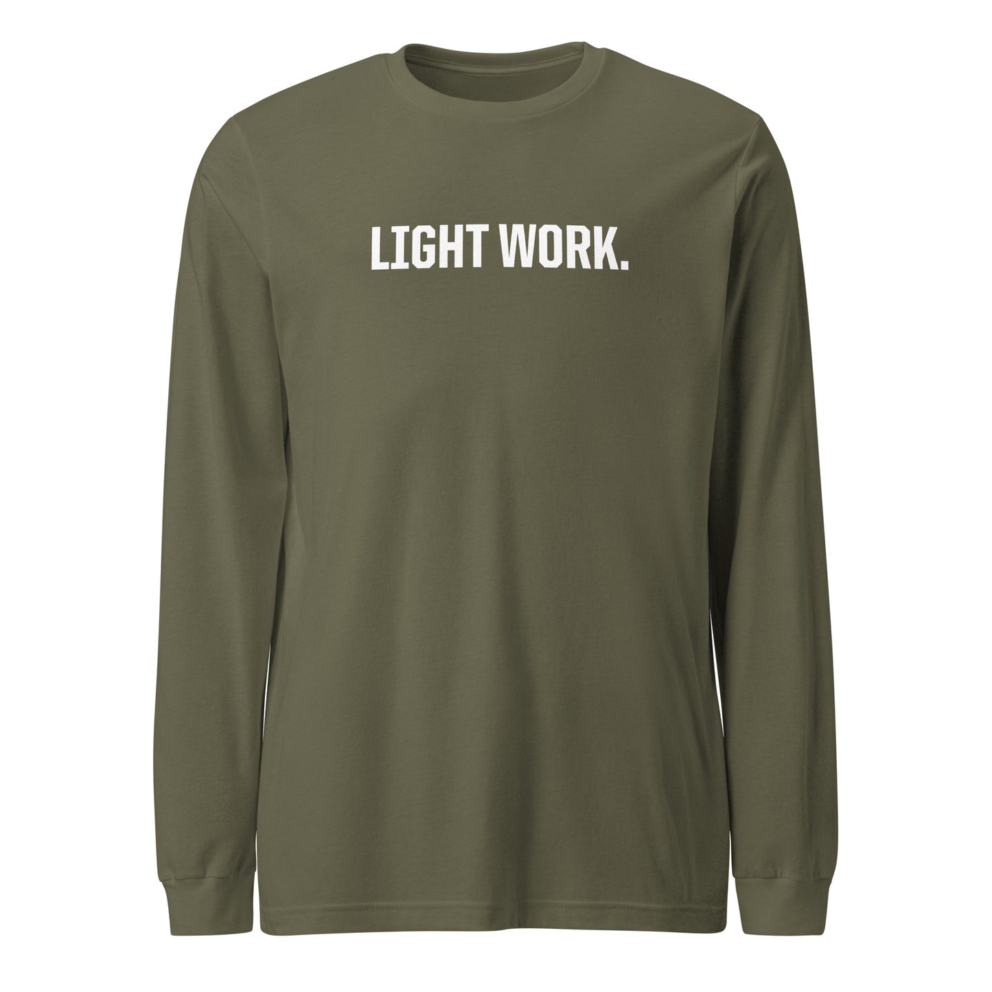 LW WHITE LOGO UNISEX LONG SLEEVE