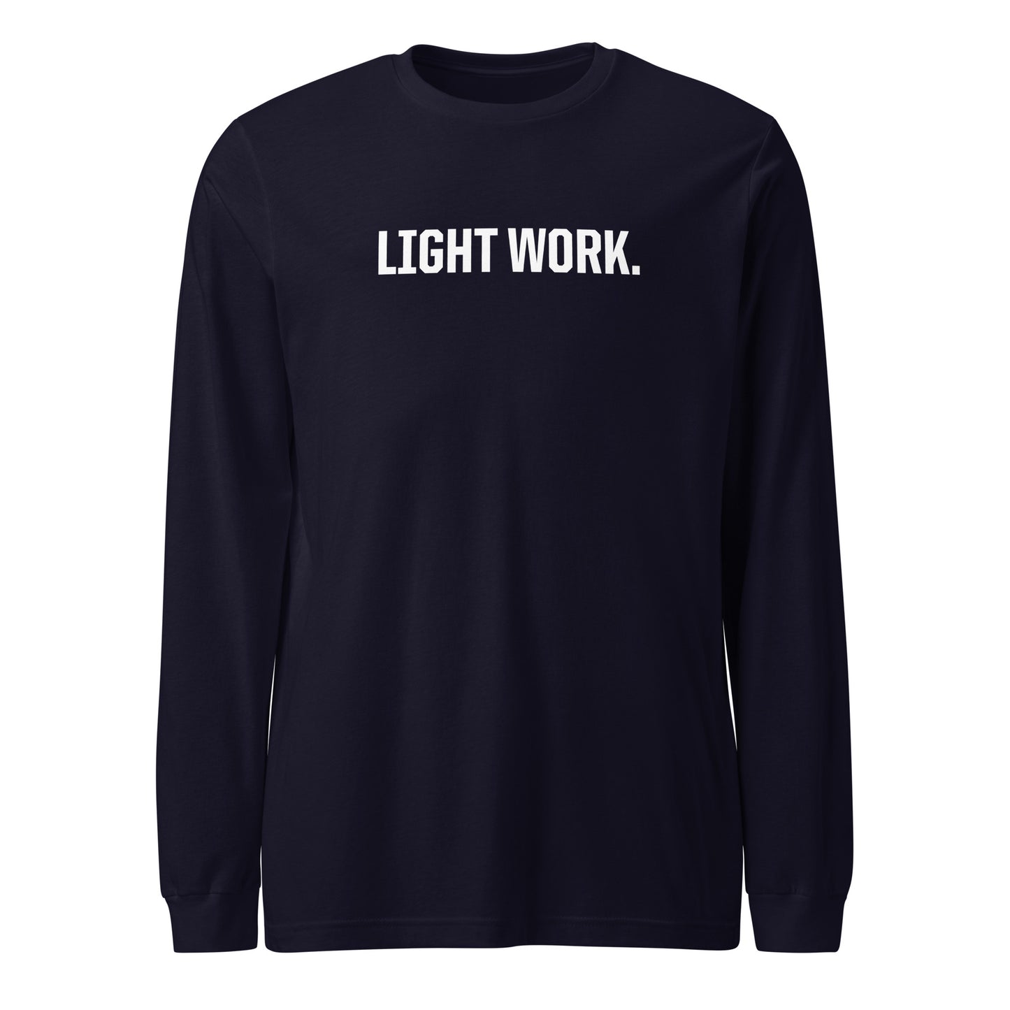 LW WHITE LOGO UNISEX LONG SLEEVE