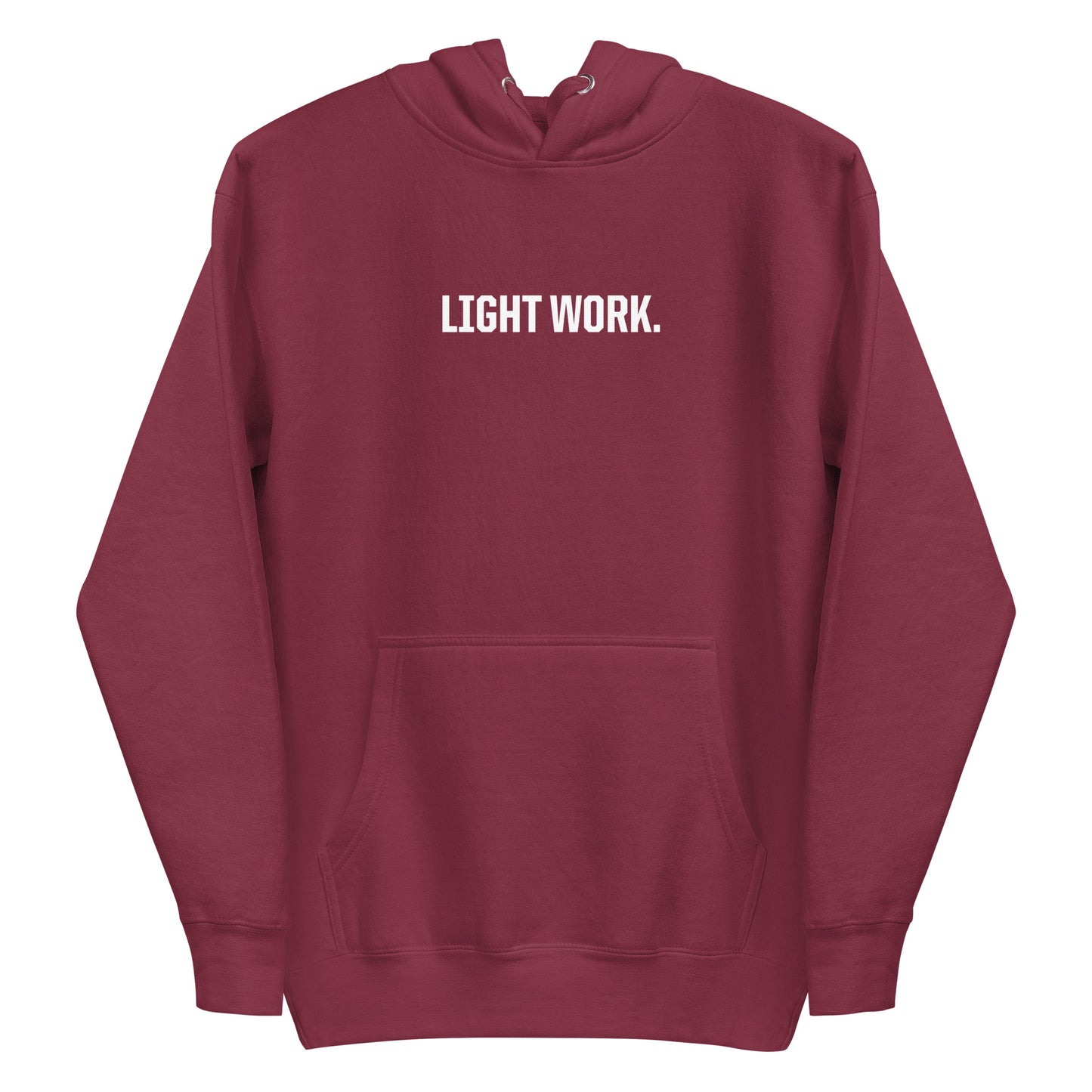 LW WHITE LOGO UNISEX HOODIE