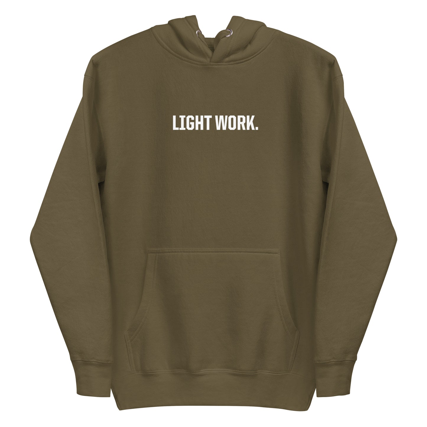 LW WHITE LOGO UNISEX HOODIE