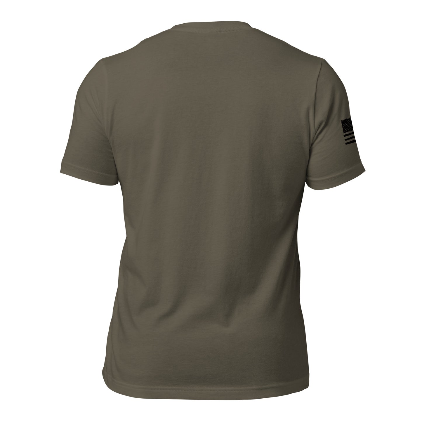 LW BLACK LOGO W/FLAG UNISEX T-SHIRT