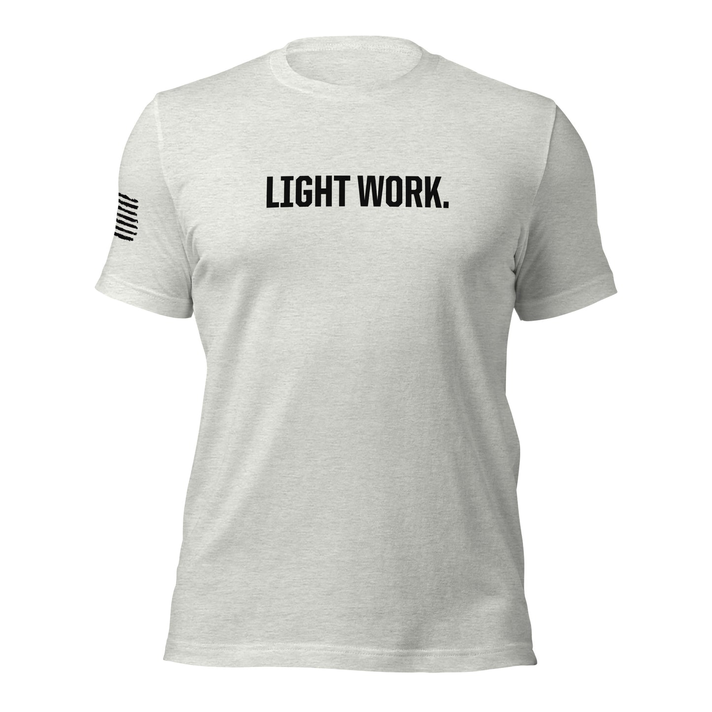 LW BLACK LOGO W/FLAG UNISEX T-SHIRT