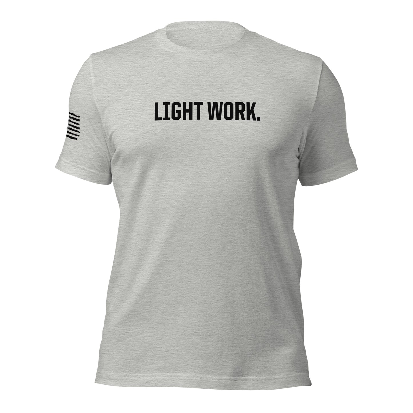 LW BLACK LOGO W/FLAG UNISEX T-SHIRT