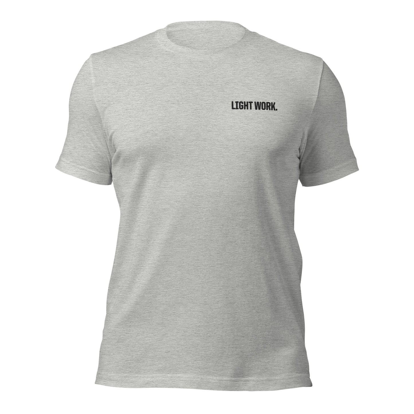 LW BLACK LOGO EMBROIDERED UNISEX T-SHIRT