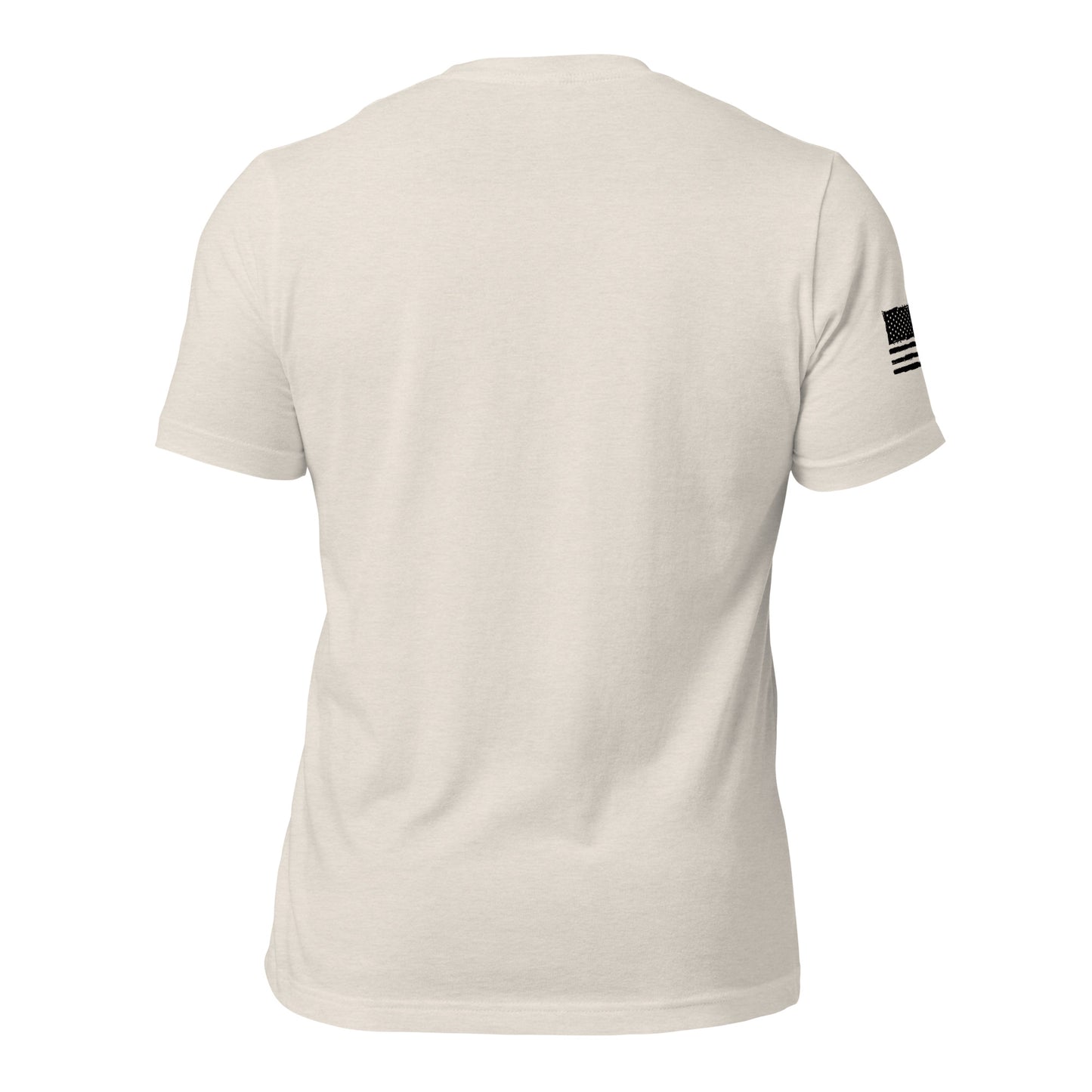 LW BLACK LOGO W/FLAG UNISEX T-SHIRT