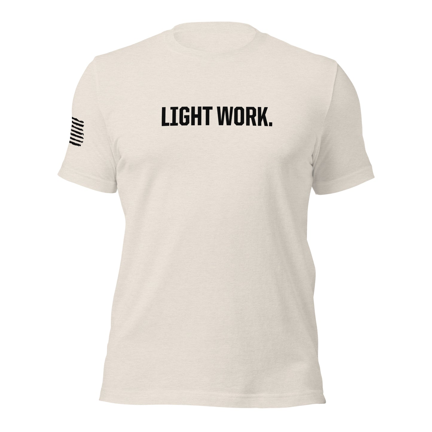 LW BLACK LOGO W/FLAG UNISEX T-SHIRT
