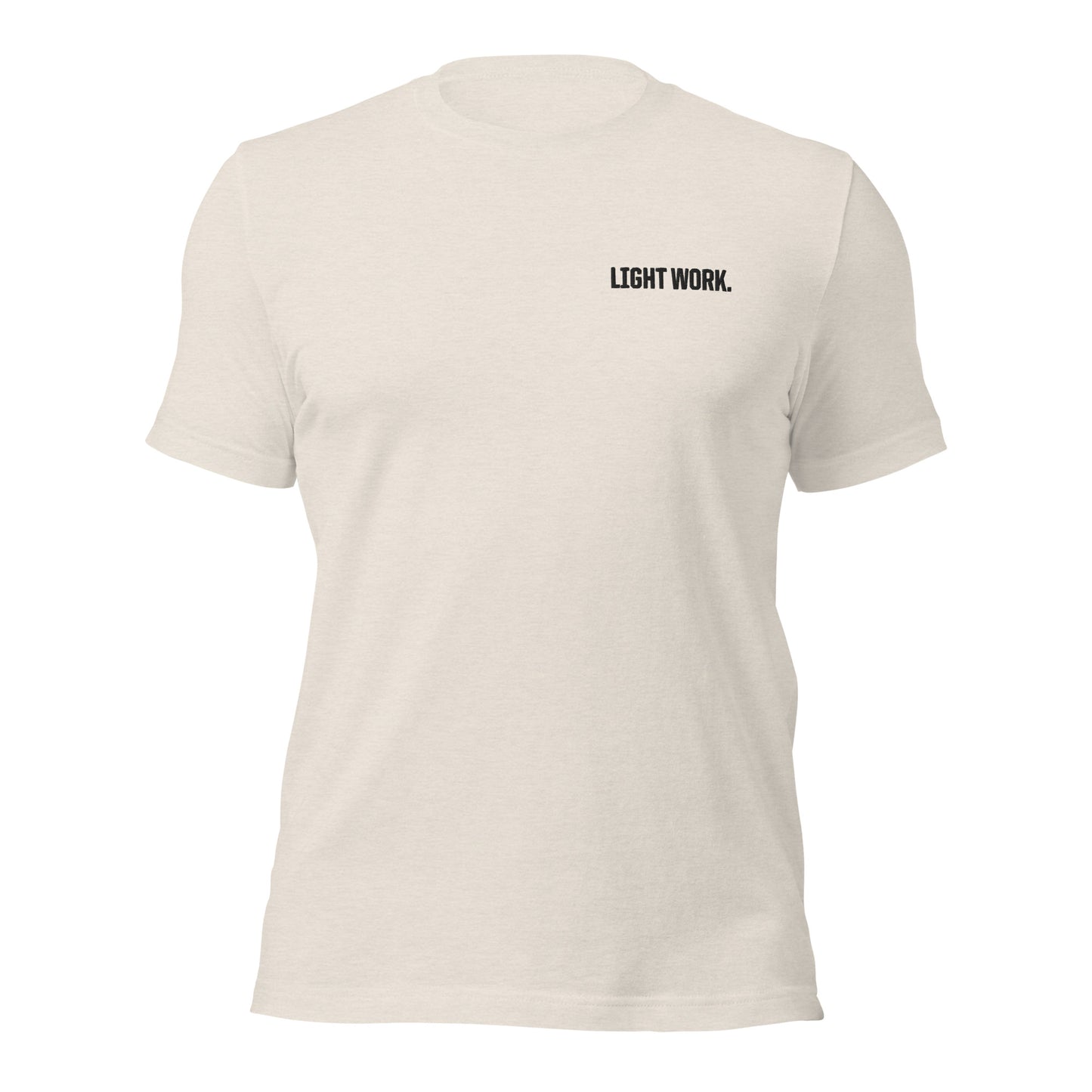 LW BLACK LOGO EMBROIDERED UNISEX T-SHIRT