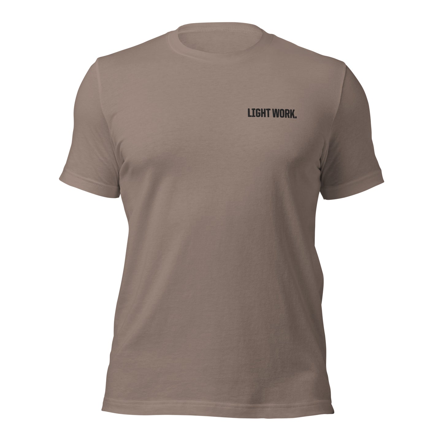 LW BLACK LOGO EMBROIDERED UNISEX T-SHIRT
