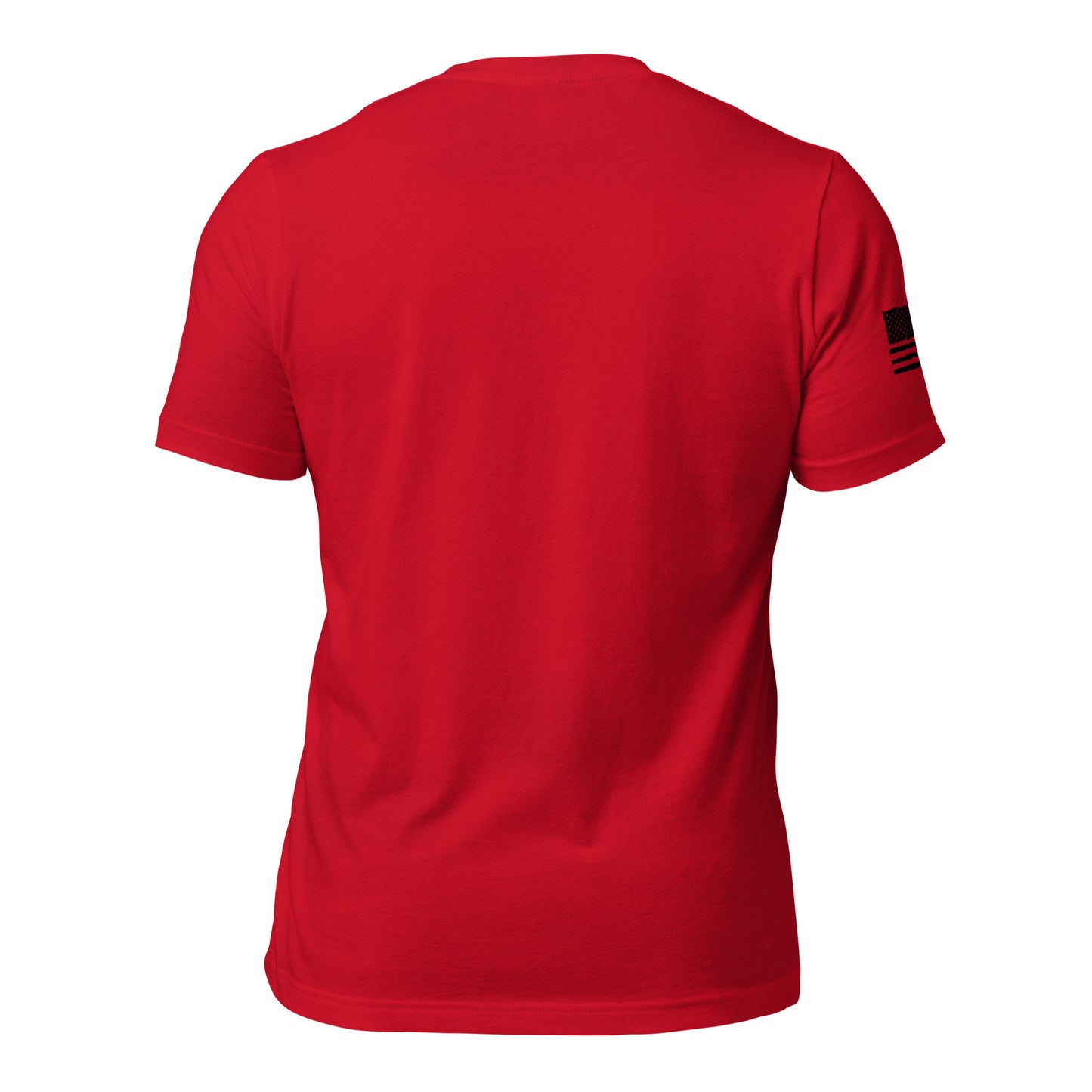 LW BLACK LOGO W/FLAG UNISEX T-SHIRT