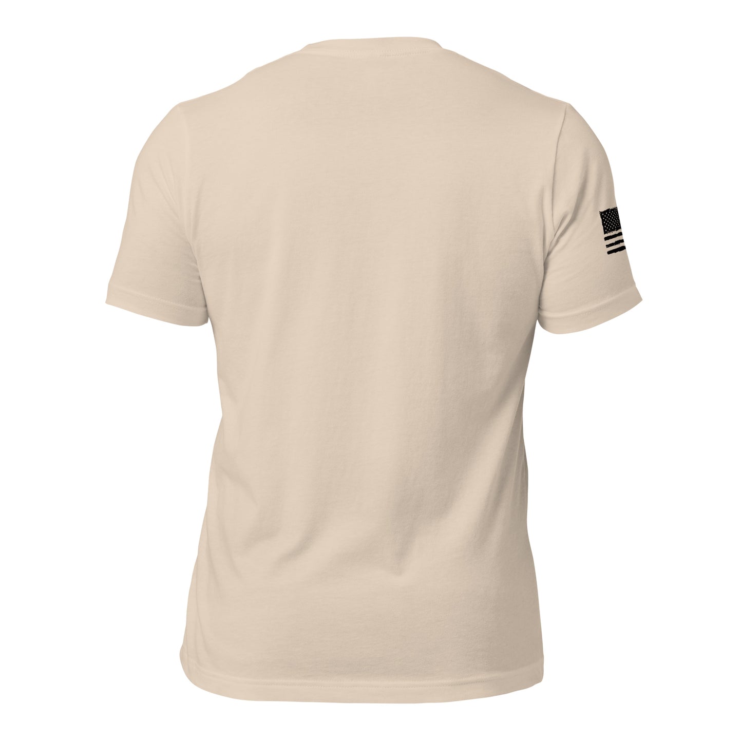 LW BLACK LOGO W/FLAG UNISEX T-SHIRT
