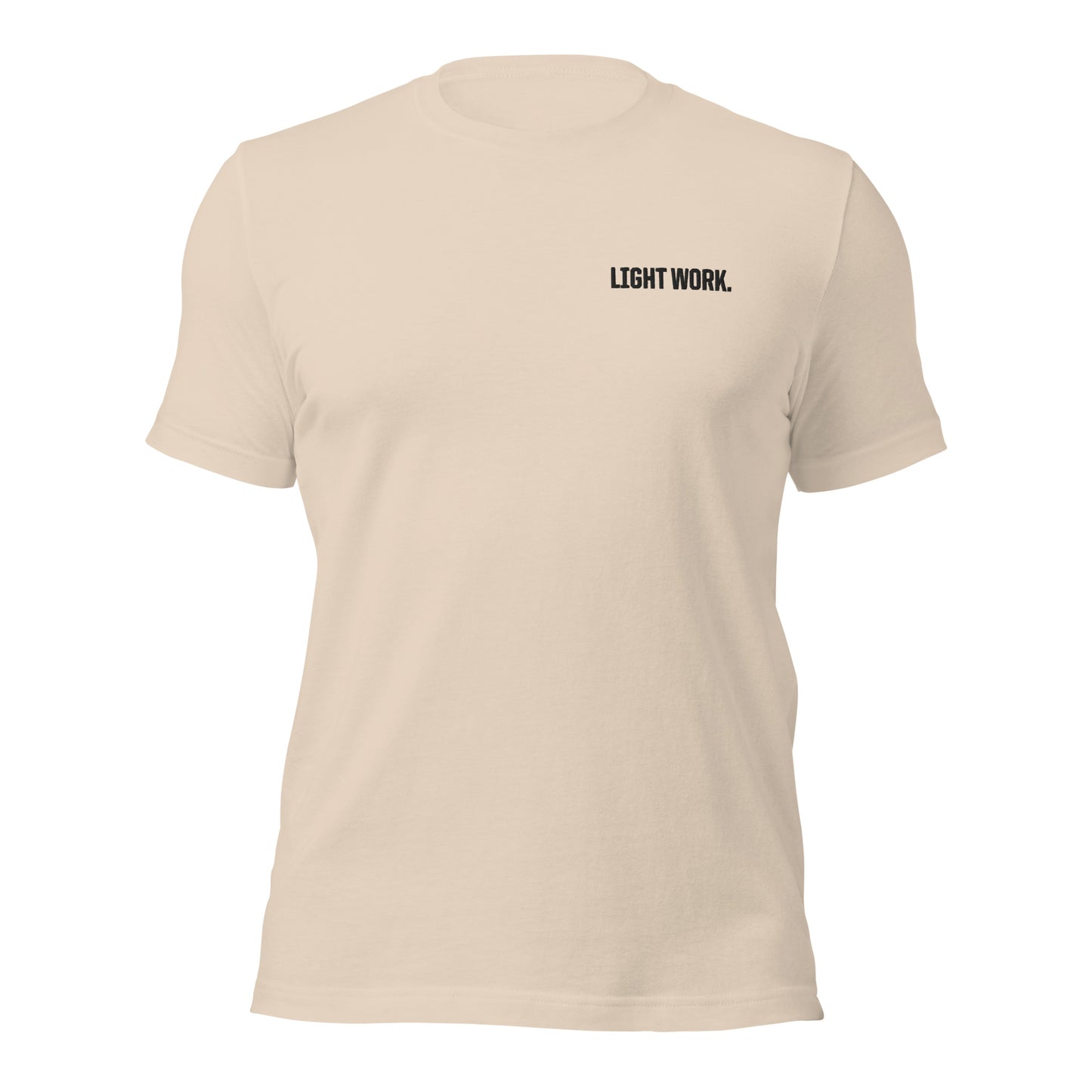 LW BLACK LOGO EMBROIDERED UNISEX T-SHIRT