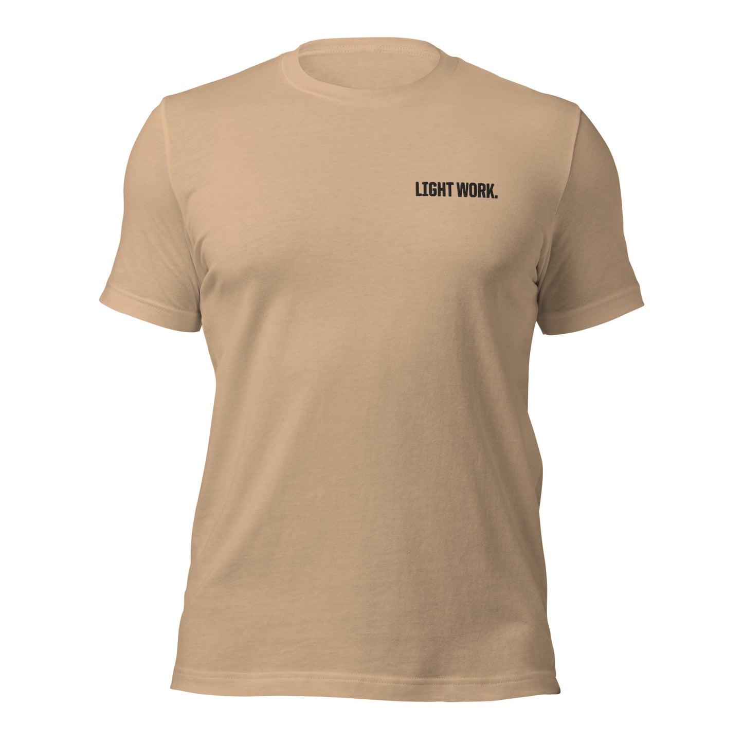 LW BLACK LOGO EMBROIDERED UNISEX T-SHIRT