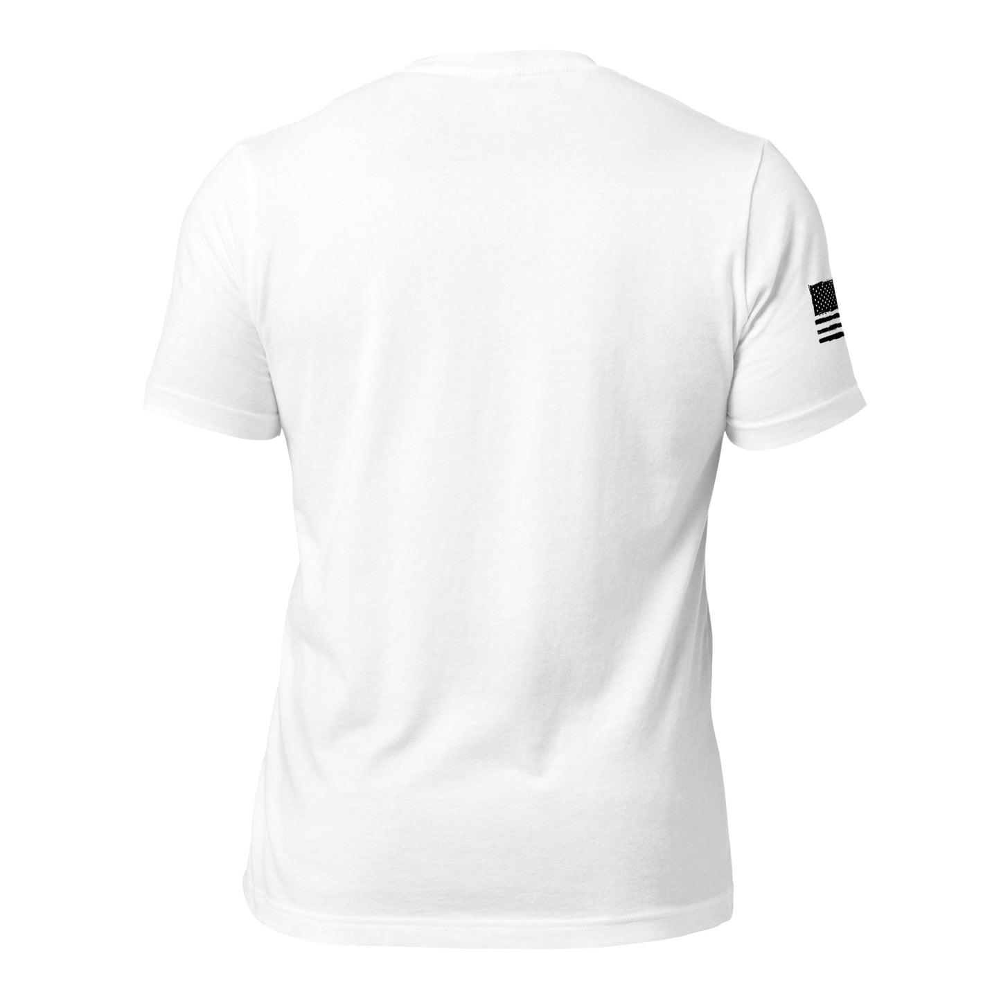 LW BLACK LOGO W/FLAG UNISEX T-SHIRT