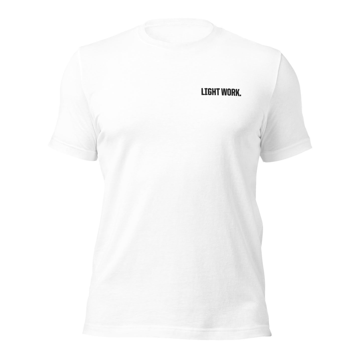 LW BLACK LOGO EMBROIDERED UNISEX T-SHIRT