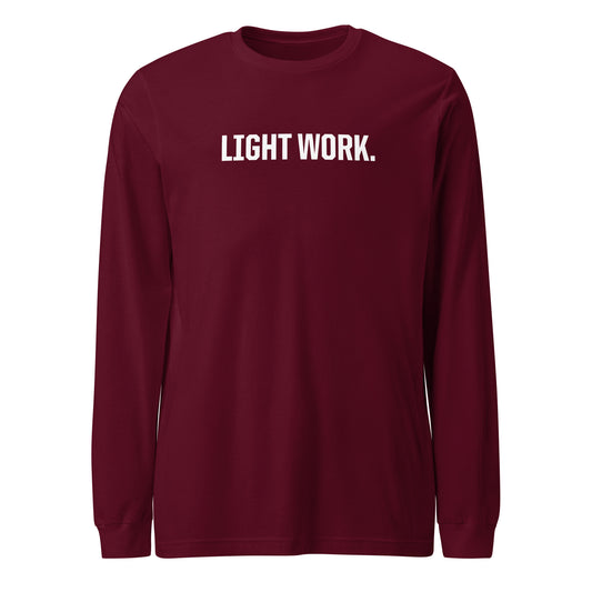 LW WHITE LOGO UNISEX LONG SLEEVE