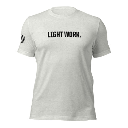 LW BLACK LOGO W/FLAG UNISEX T-SHIRT