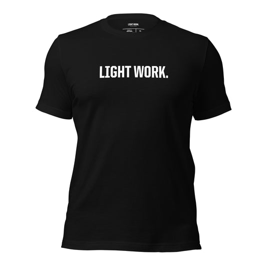 LW WHITE LOGO UNISEX T-SHIRT